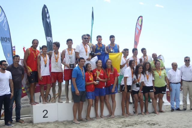 Canarias se impone en el Campeonato de España de voley playa disputado en Santiago de la Ribera