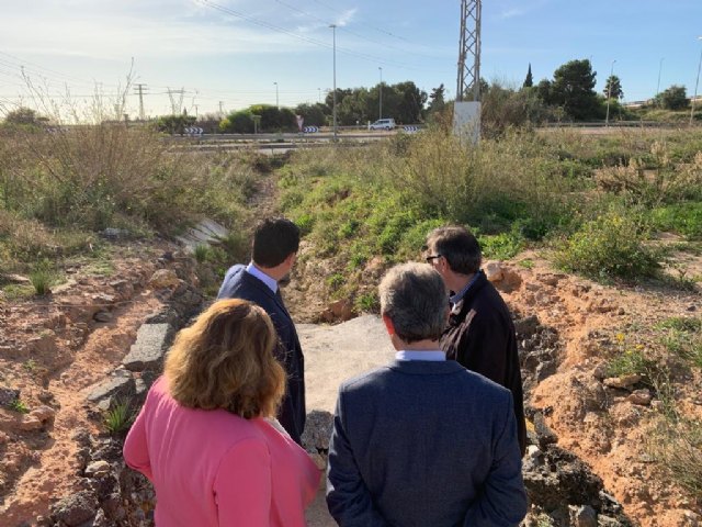 Las obras del nuevo acceso peatonal entre Pozo Aledo y San Javier estarán finalizadas en abril de 2020