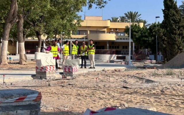 La remodelación del Parque Príncipe de Asturias en Santiago de la Ribera podría estar terminado antes de lo esperado